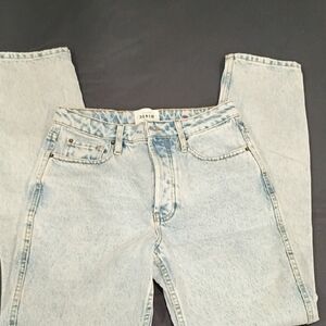 Classic Light Blue Straight Leg Jeans